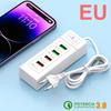 4 In 1 Type C USB Phone Charge Power Strip Cellphone Power Socket For iPhone Xiaomi Huawei Samsung Fast Charging Phone Charger