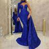 European and American Women's Clothing Autumn New Dress Temperament Banquet Performance Long Fishtail Thin Evening Dress
