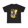 חולצת טי Beavis And Butthead סדרת טלוויזיה קומית רטרו דגל אמריקאי יוניסקס חולצת טי יוניסקס