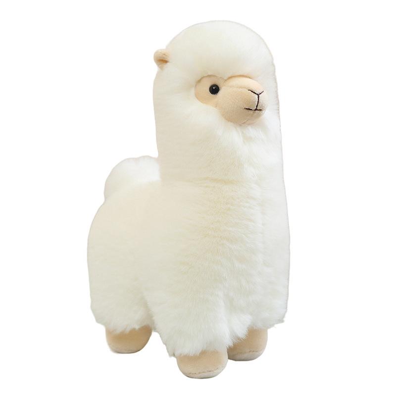Cute Alpaca Plush Toy - Adorable Birthday Gift, Soft Cloth Doll Figure, Sleeping Pillow for Boys and Girls