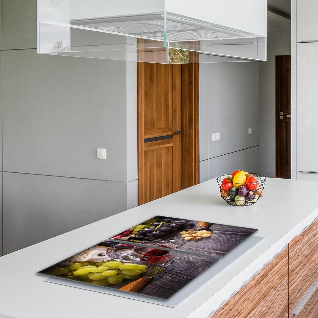 Glass Stovetop Protector 2x40x52 Wine