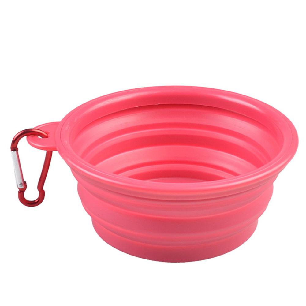 Dog Bowl Portable Folding Pet Bowl Collapsible Silicone Water Bowl For Dog Outdoor Travel Puppy Feeder Dish Food Container Decor