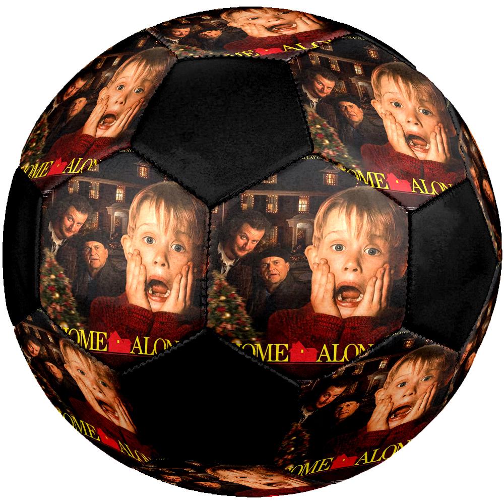 Home Alone Theme Size 5 Soccer Ball, Suitable for Both Indoor and Outdoor Matches, a Gift Suitable for Everyone.