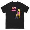 Heavenly Ski Saxophone Lady Skier Skiing T-Shirt