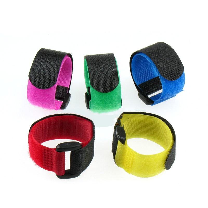 5/10 Stück Angelruten-Haltergurte Klettbänder Befestigung Haken Klettverschluss Kabelbinder Gürtel Angelzubehör