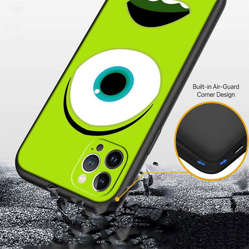 CJ80 Monsters Inc Sullivan Soft Shell Phone Case for iPhone 16 15 14 13 12 Pro Max Plus Mini