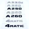 3D Letters A180 A200 A220 A250 A260 A180d A220d 4Matic ABS Emblem for Mercedes Benz A Car Trunk Rear Logo Sticker