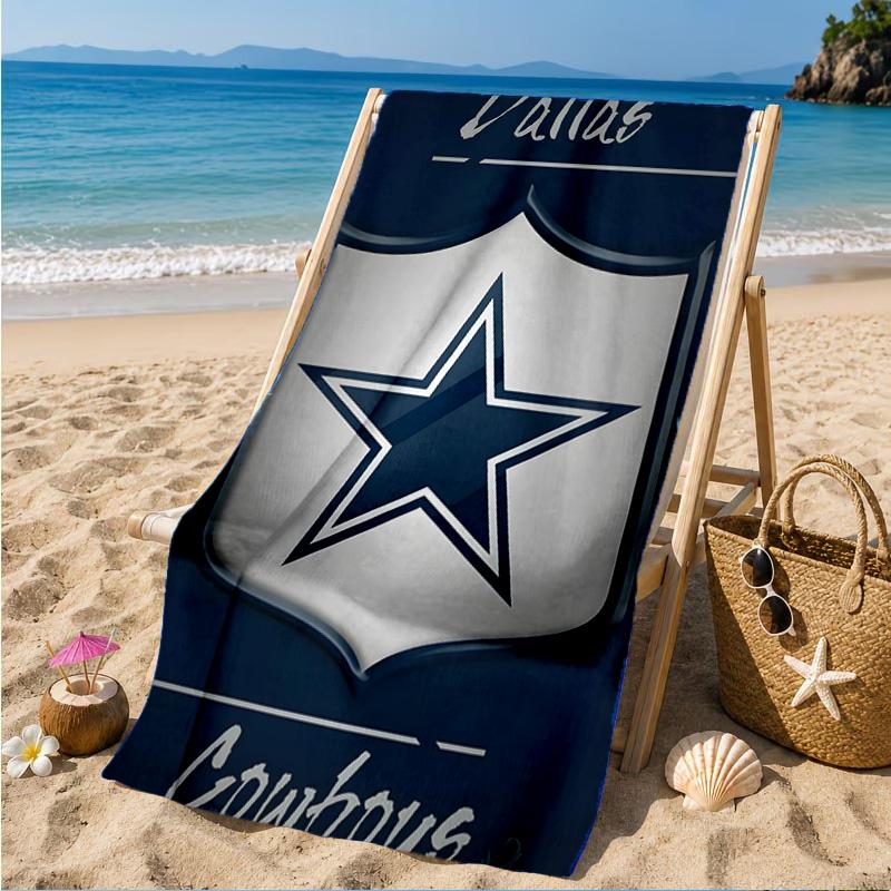 Serviette de plage Cowboys Drapeau Américain, Séchage Rapide, Facile d'Entretien, Convient aussi bien pour le Fitness que pour les Vacances à la Plage, Essentiel de Sport