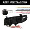 2x LED Daytime Running Light DRL Lamp For Nissan Xtrail Sentra Rogue Kicks 17-20