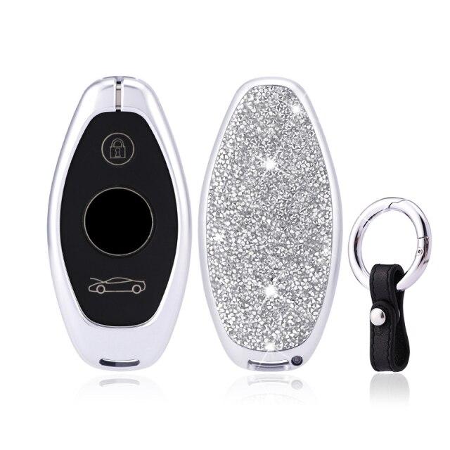 Car Key Case Cover for McLaren One Key Start 720S 570S 600LT540C 570GT Aluminium Alloy Car Key Cover Key Bag Accessory
