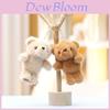 Plush Bear Keychain With Super Soft Short Plush For Girls Gift And Bag Decor