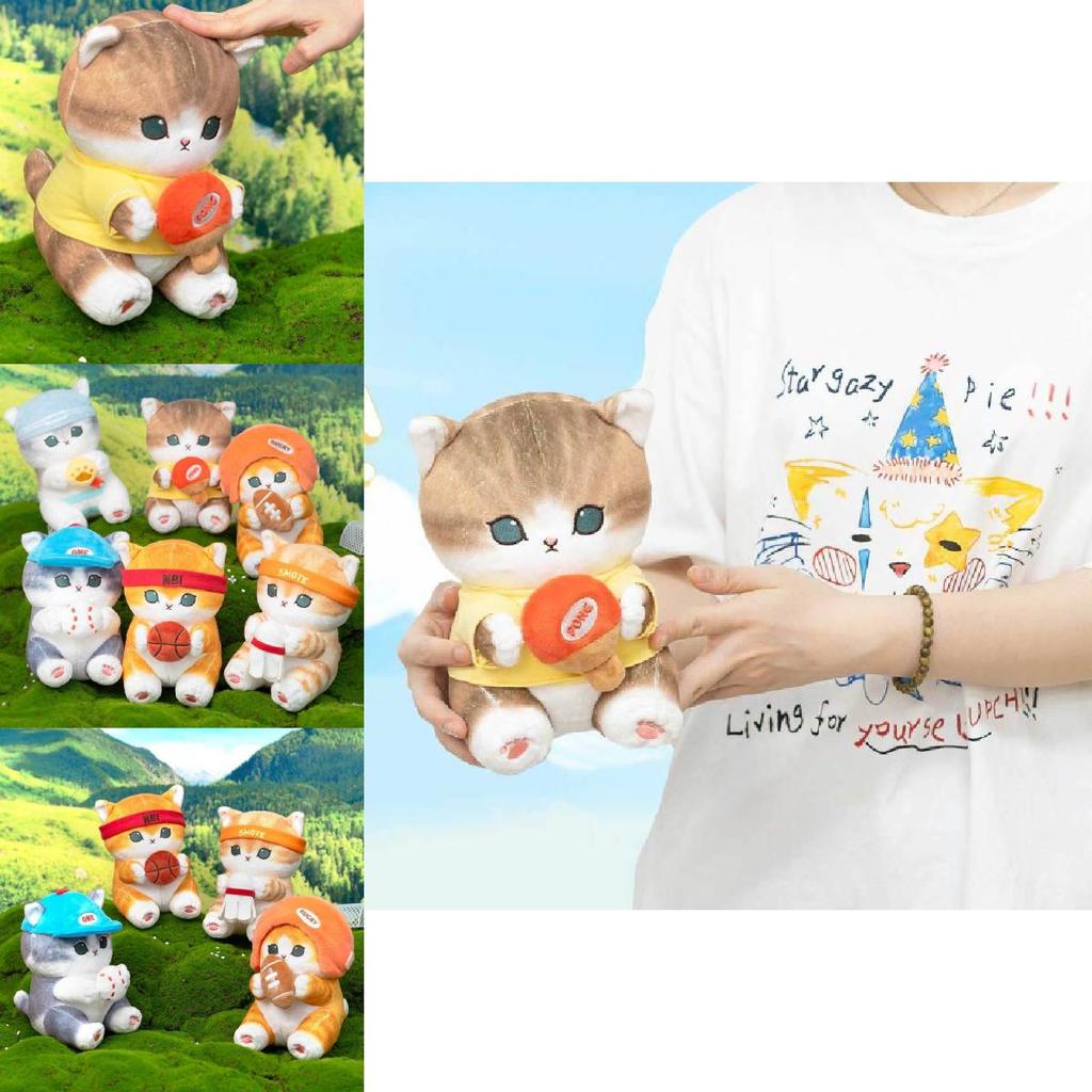 Adorable Mofusand Gato Tiburón Funsandy Peluche Para Niños Suave Dibujos Animados Muñeco para Abrazar