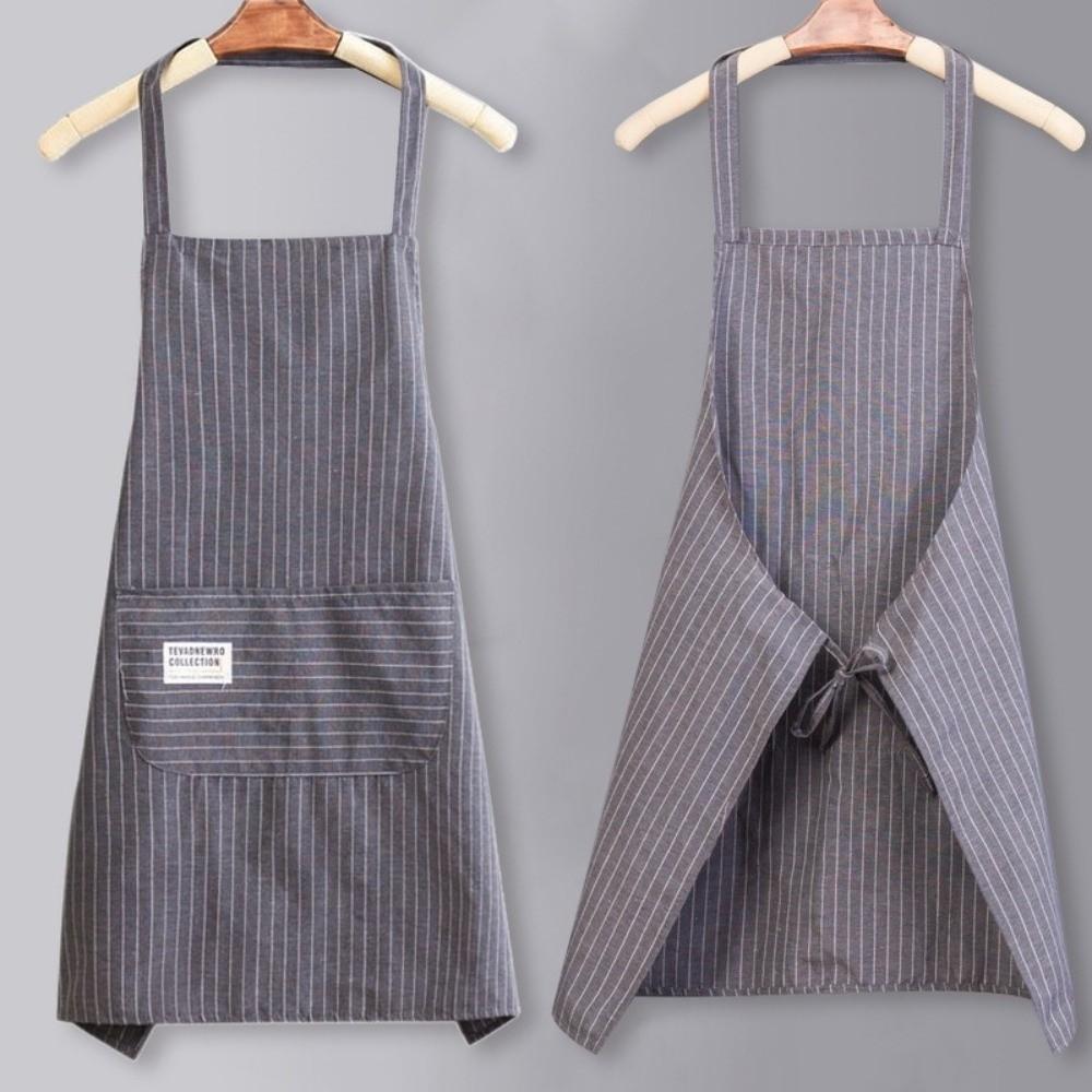 Oil Proof Cooking Aprons Breathable Workwear Apron Fashion Work Clothes  Kitchen