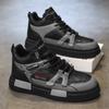 Men Shoes Sneakers High Top Mens Casual Shoes Luxury Breathable Men Walking Shoes Trend Leather Shoes for Men Running Shoes Male Footwear