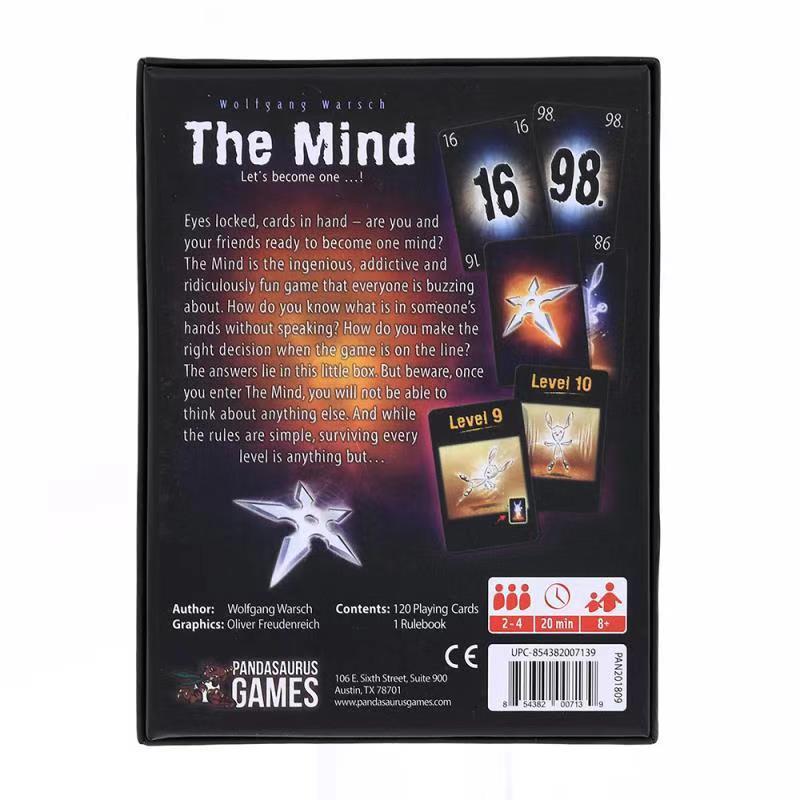 Das Mind Kartenspiel mit lustigen interaktiven Funktionen für Familie und Party