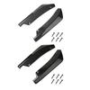 Yousheng Universal Rear Bumper Lip Spoiler ABS Carbon Fiber Style Diffuser Easy Installation Vehicle Rear Fender Trim for Auto Styling