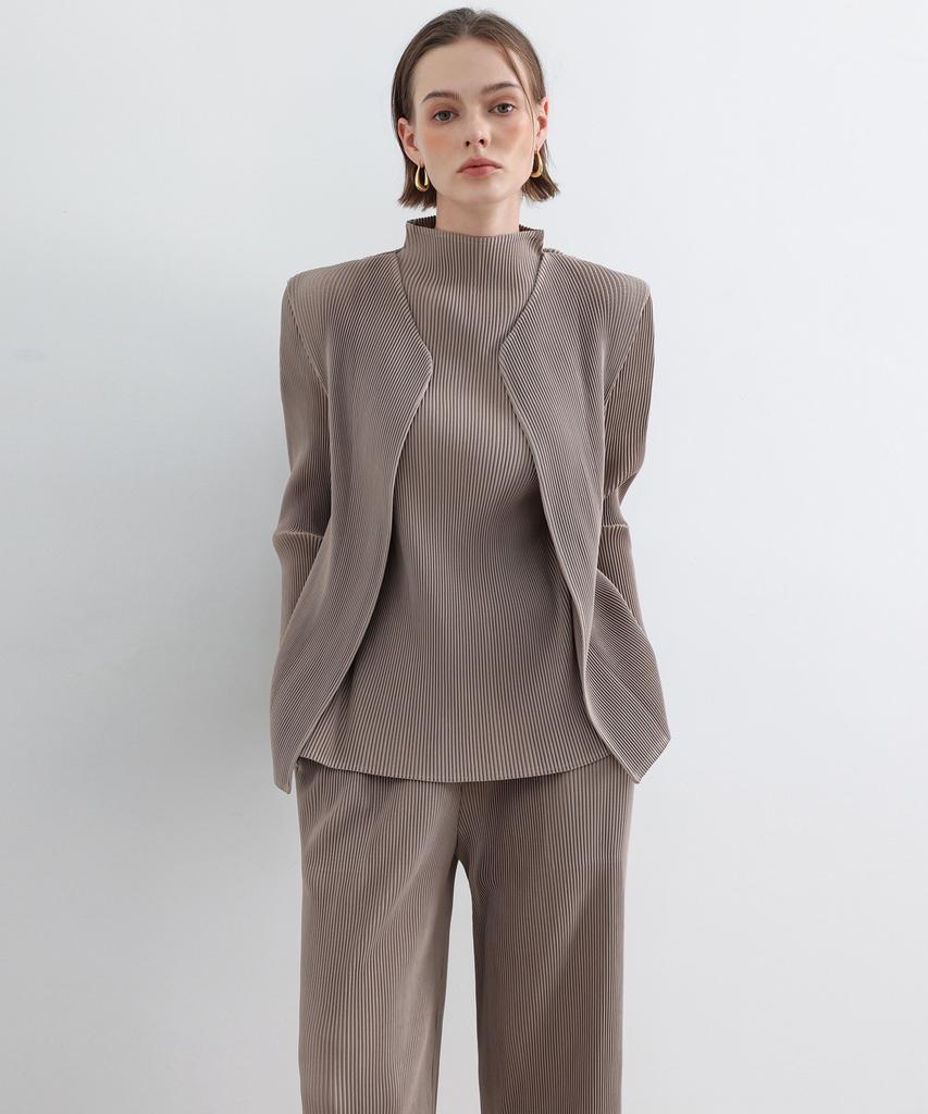 Pleatsmood Essential Pleated Cardigan