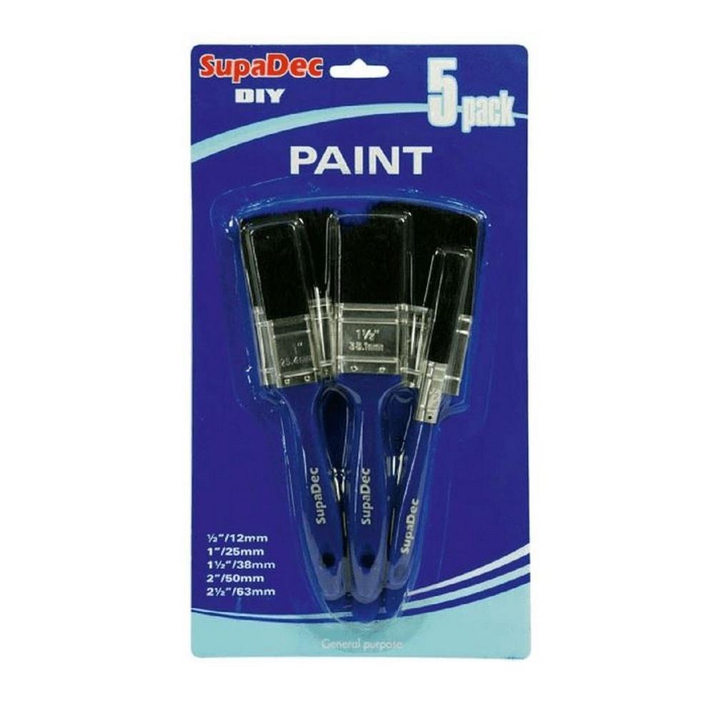 SupaDec Paint Brush Set (5 Pack)