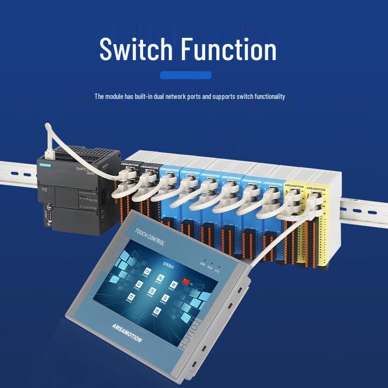 Aimoxun 8-Channel Analog Output Ethernet Data Acquisition Module