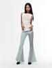 DARLING, YOU'RE BAD Lace Boots Cut Pants #Mint