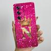 For OPPO Reno 12 Pro 5G Case Crown Letters Liquid Silicone Phone Cover For OPPO Reno12 Reno 12 12Pro Coque CPH2625 CPH2629 Funda