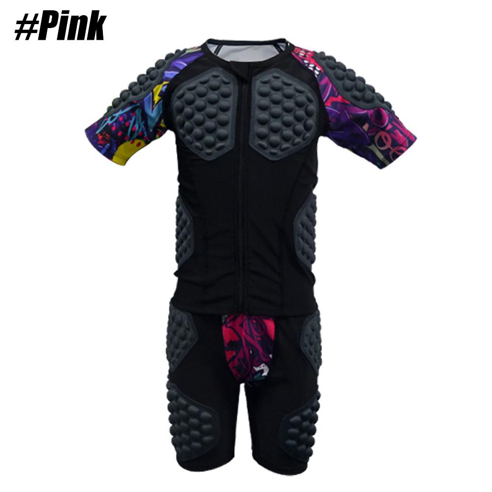 1/2 Stück Kinder Jugend Gepolstertes Schutzkompressionsoberteil Hüftprotektor Shorts für Fußball Basketball Snowboarding