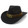 Popular European and American Style Big-brimmed Top Hat Men's and Women's Classic Fashion Western Cowboy Hat Personalized Knight Hat