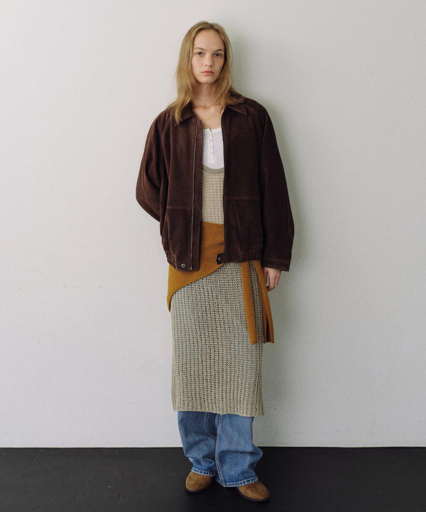 Yulago Deep Knit Long Dress