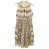 Made In Italy Overall Handle No Sleeve One Piece 38 Light Yellow Women Used