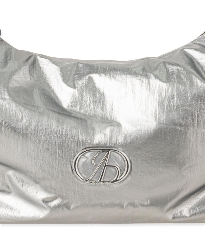 Abeehums Glossy Mini Tote Bag Abh348-702 Silver