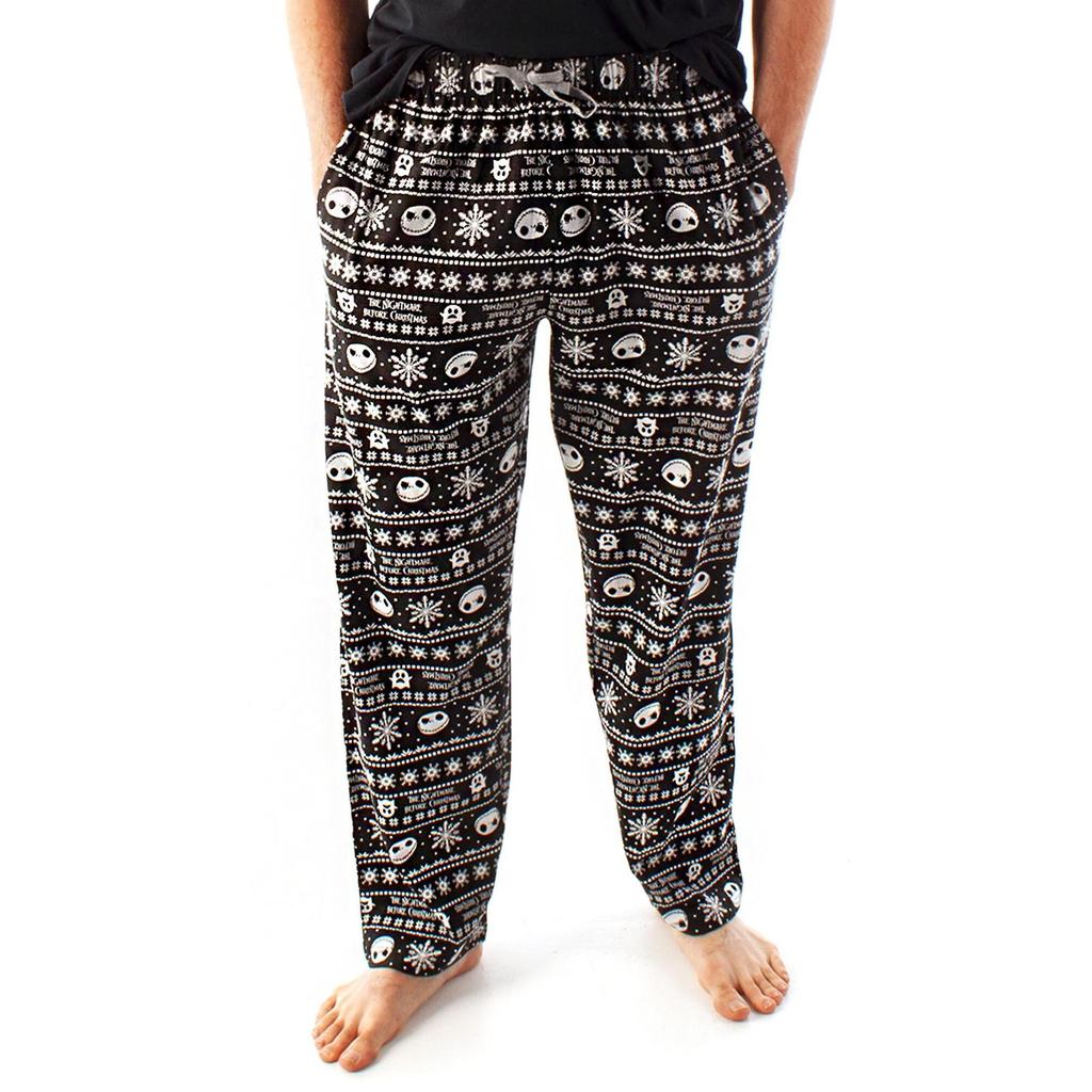 Nightmare Before Christmas Mens Jack Skellington Pyjama Bottoms