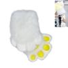 Faux Furs Cats Claw Gloves Therians Paws Plush Fursuit Paws Halloween Cosplay Costume Animal Foxes Paws Mitten Women Men