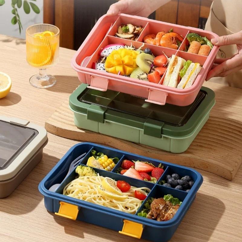 Large Capacity Bento Box Children's Lunch Box for Sushi Fruit Leakproof Lunchbox School Office Food Storage Container Tableware