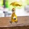 With Umbrella Figurine for Garden And Outdoor