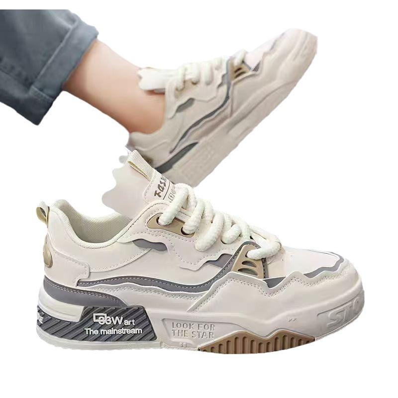 Internet-Promi Herrenschuhe Im Sommer Neue Vielseitige Dicksohlige Freizeit-Flats Rutschfeste Teenager Sport Trendschuhe