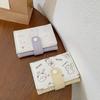 Rabbit Three-fold Wallet Kawaii Women Coin Purse Fashion Cartoon Short Wallet Travel