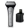 Lamdash with Automatic Shaves While Charging Men's Shaver, ES-LT8P-S, 3-Blade, Silver, Cleaning,