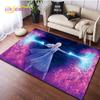 3D Printing Rug for Kitchen Doormat Bedroom Anime Frozen Carpets for Living Room Laundry Bathroom Non-slip Floor Mat