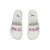 Puma Pantofi sport Leadcat 2.0 Logo Slide alb unisex Whisper-Whisper Prism-Roz Negru 387234-01