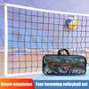 Outdoor-Volleyballnetz mit Aufbewahrungstasche, verschleißfest, einfache Installation, professioneller Badminton-Ball-Sportnetz-Ersatz