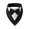 Fashion Tuxedo Bow Ties Pet Accessories Dog Necktie Bow Tie Collar Pet Saliva Towel Formal Tie