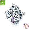 S925 Silver Retro Decorative Beads, Mysterious And Noble Hollow Diy Beads Jewelry Scc1930