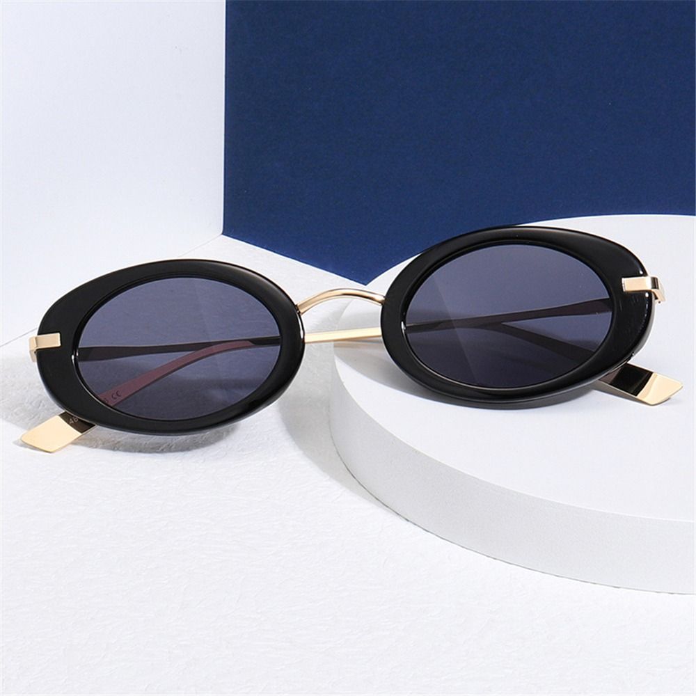 Fashion Small Oval Sunglasses For Women Vintage Style Hip Hop Sun Glasses Men Retro Punk Trendy Eyewear Uv400 Shades