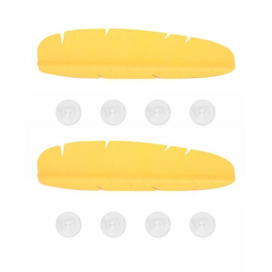 1/2Pcs Leaf Shape Sink Splash Guard with Suction Cups Vegetable Washing Water Splash Protector Kitchen Countertop Anti-Splash Board