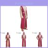 Arabic Prince Costume For Men Luxurious Polyester Outfit For Halloween And Stage Performances