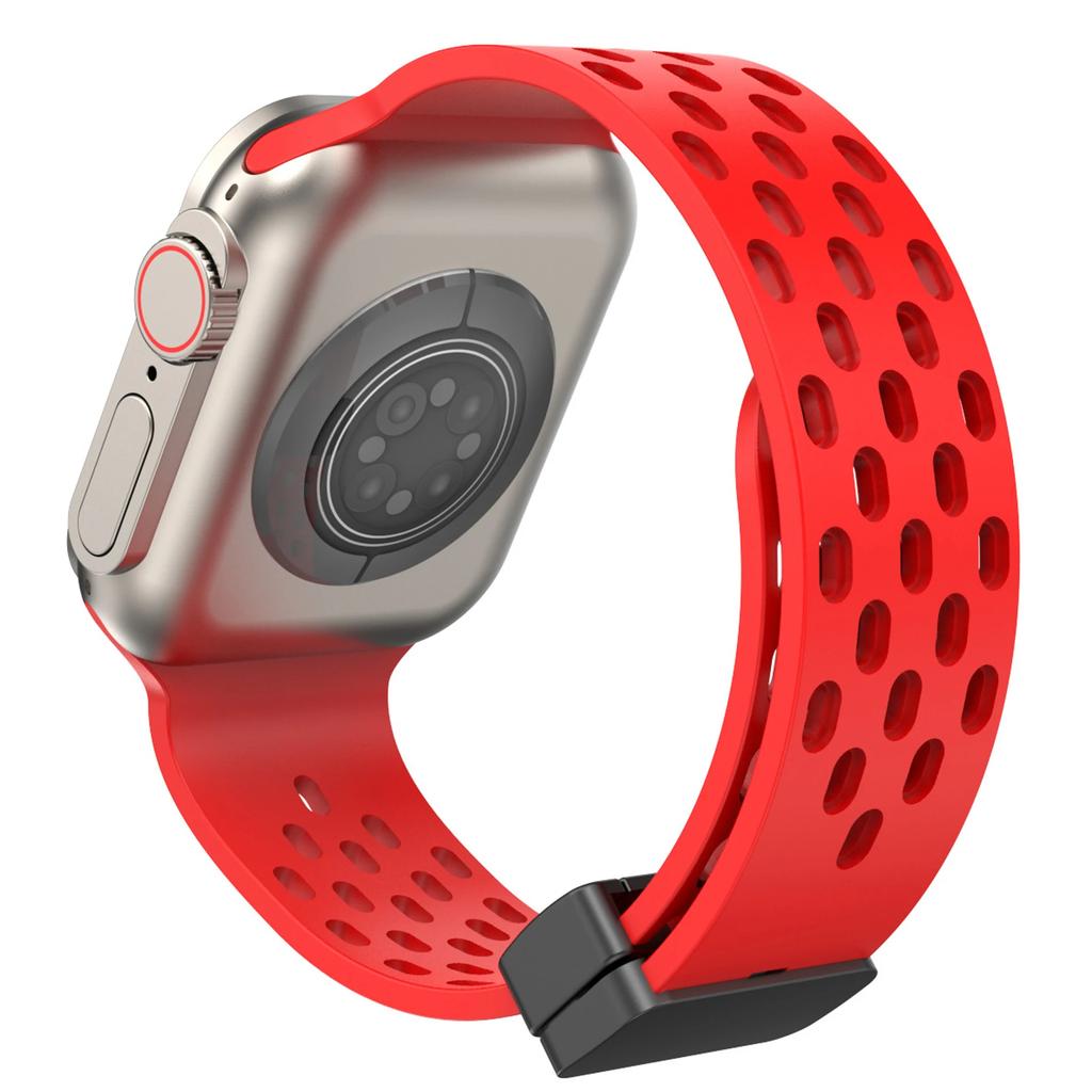 Magnetisches Armband für Apple Watch Ultra Band 49mm 44mm 45mm 41mm 40mm 42mm 38mm Silikon Correa Armband iWatch Serie 8 se 7 6 5 4