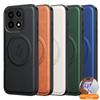 PU Leather Wireless Charging Magnetic Case for OnePlus 15 5G Protective Cover Hard Back Shell Coque Fundas
