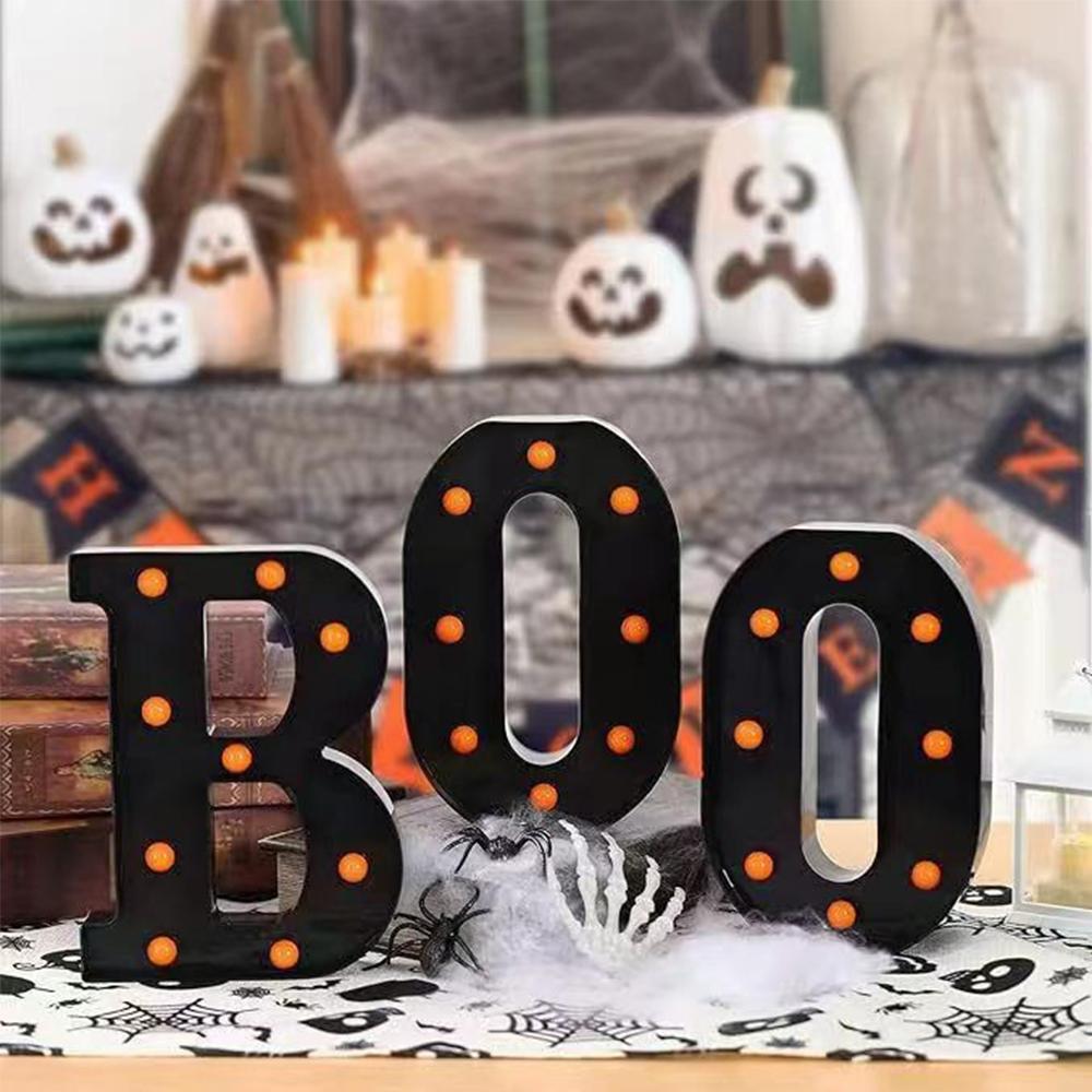 Halloween Letter Light Battery Model