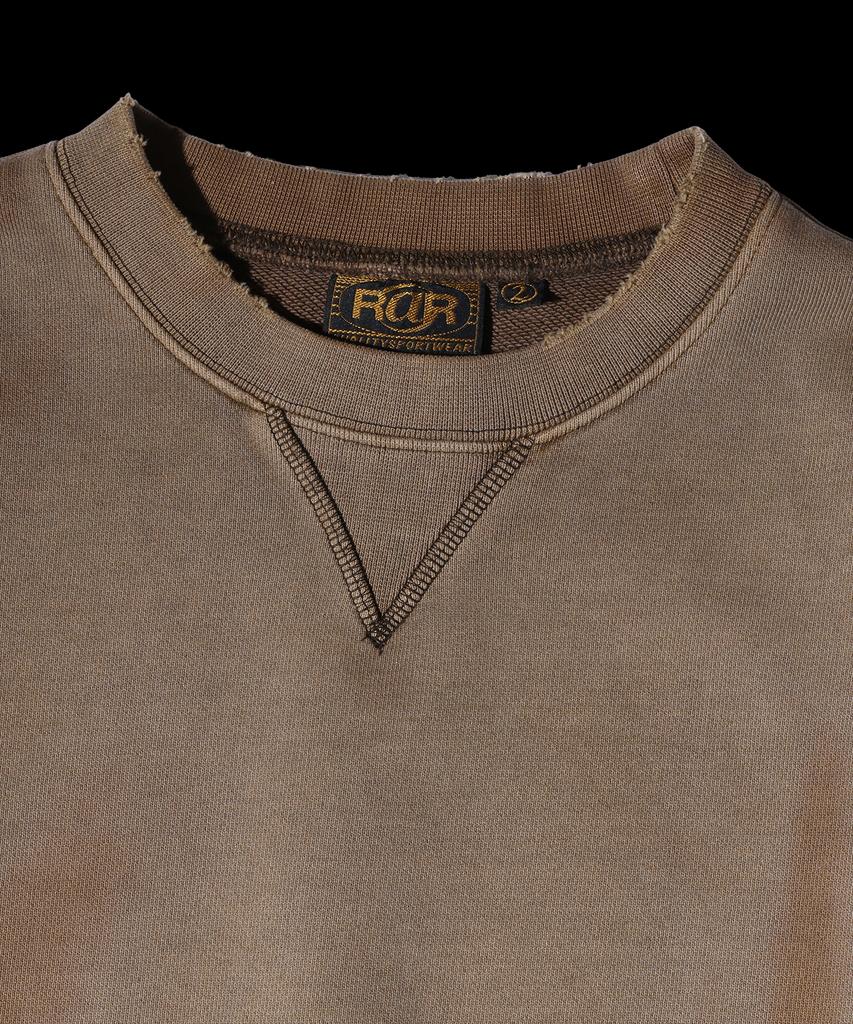 RAR Rar Sunfade Effect Vintage Sweatshirt_Faded Camel