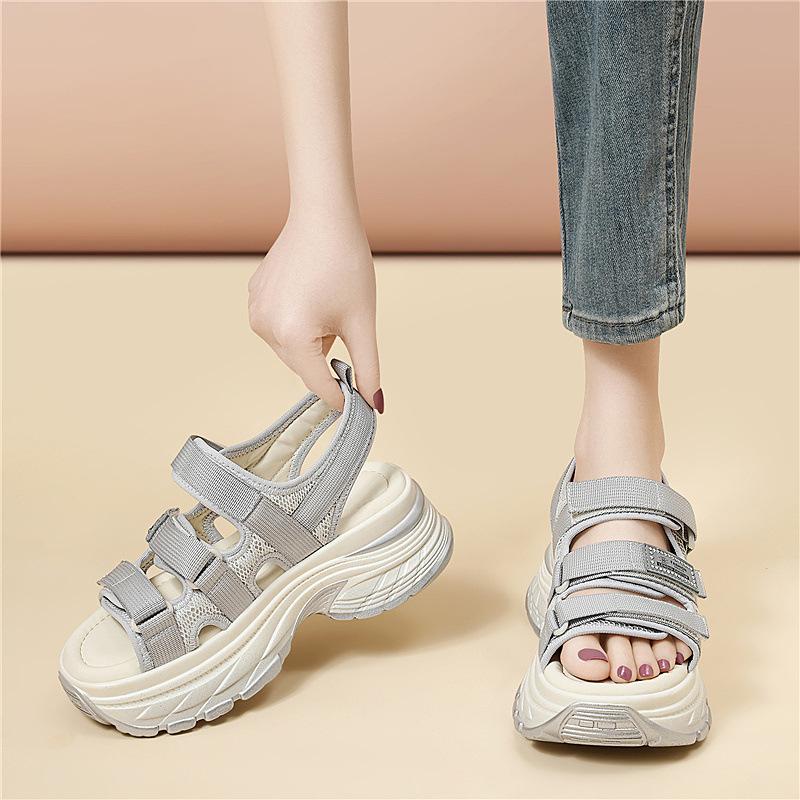 Internet celebrity platform Velcro sports sandals new fashion shoes women's summer breathable comfortable sandals